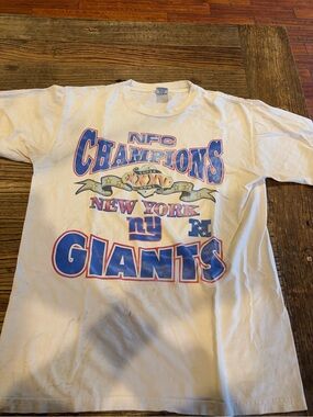 Vintage 2001 Super Bowl XXXV new york giants NFC champions nfl shirt size large